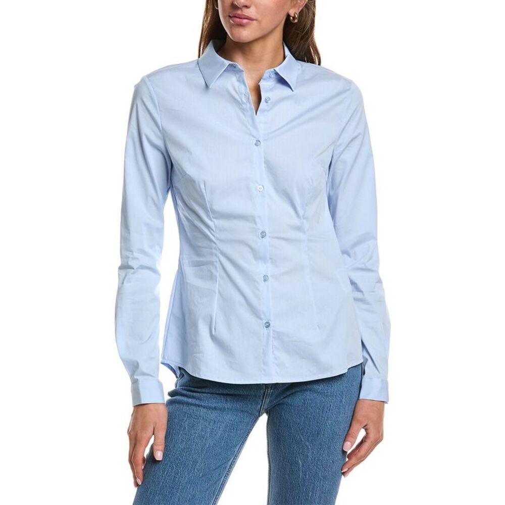 Ichi Womens  Ihdima Shirt, Blue